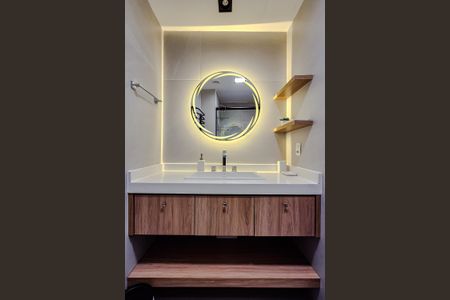 Banheiro de kitnet/studio à venda com 1 quarto, 25m² em Perdizes, São Paulo