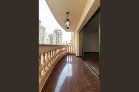 Sala - Varanda de apartamento à venda com 5 quartos, 209m² em Campo Belo, São Paulo