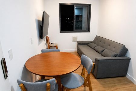 Sala de apartamento para alugar com 1 quarto, 25m² em Bela Vista, São Paulo