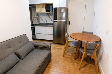 Sala de apartamento para alugar com 1 quarto, 25m² em Bela Vista, São Paulo