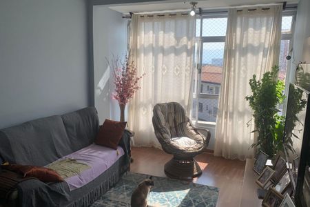 Sala de apartamento para alugar com 2 quartos, 74m² em Embaré, Santos