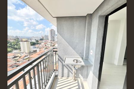 Varanda da Sala de kitnet/studio à venda com 1 quarto, 31m² em Parada Inglesa, São Paulo
