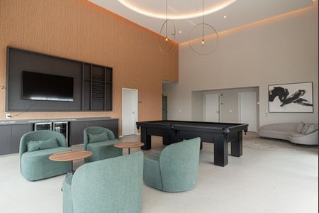 Studio à venda com 25m², 1 quarto e sem vaga Studio à venda com 25m², 1 quarto e sem vagaÁrea comum - Sala de Jogos