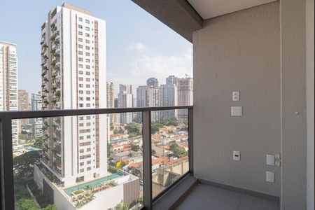 Varanda do Quarto de kitnet/studio à venda com 1 quarto, 25m² em Jardim das Acacias, São Paulo