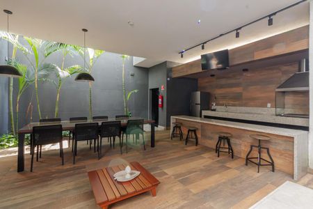 Studio à venda com 25m², 1 quarto e 1 vaga Studio à venda com 25m², 1 quarto e 1 vagaÁrea comum - Churrasqueira