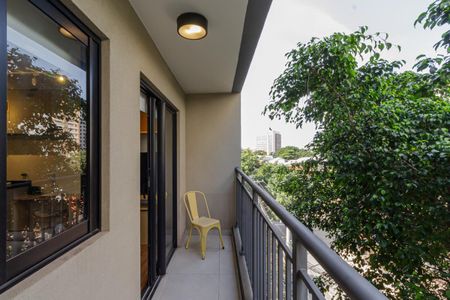 Sacada de kitnet/studio à venda com 1 quarto, 25m² em Indianópolis, São Paulo