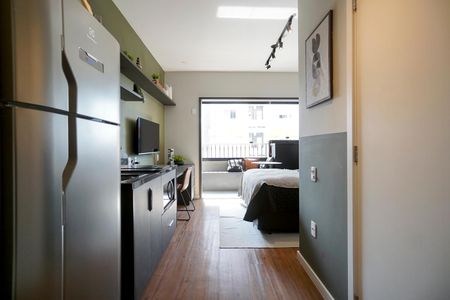 Cozinha de apartamento para alugar com 1 quarto, 24m² em Tatuapé, São Paulo