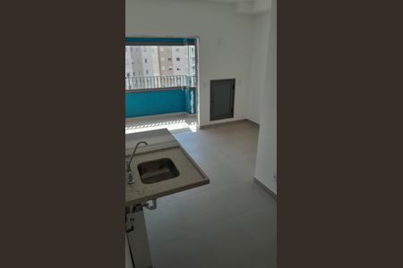 Cozinha de kitnet/studio para alugar com 1 quarto, 28m² em Chácara Seis de Outubro, São Paulo