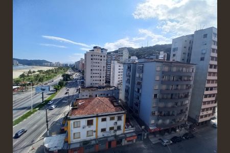 Vista da Sala de apartamento para alugar com 1 quarto, 101m² em Itararé, Santos