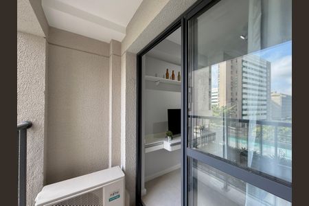 Apartamento para alugar com 31m², 1 quarto e sem vagaSacada 
