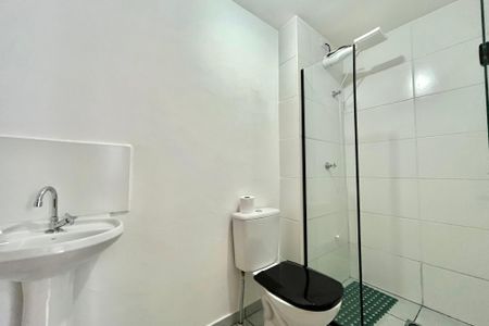 Banheiro da Suíte de apartamento para alugar com 1 quarto, 27m² em Jardim Oriental, São Paulo