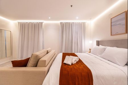 Studio para alugar com 27m², 1 quarto e 1 vaga Studio para alugar com 27m², 1 quarto e 1 vagaSala/Quarto