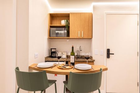 Studio para alugar com 27m², 1 quarto e 1 vaga Studio para alugar com 27m², 1 quarto e 1 vagaCozinha