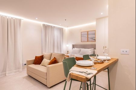 Studio para alugar com 27m², 1 quarto e 1 vaga Studio para alugar com 27m², 1 quarto e 1 vagaSala/Quarto
