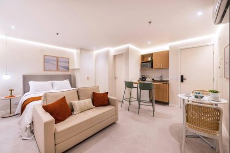 Studio para alugar com 27m², 1 quarto e 1 vaga Studio para alugar com 27m², 1 quarto e 1 vagaSala/Quarto