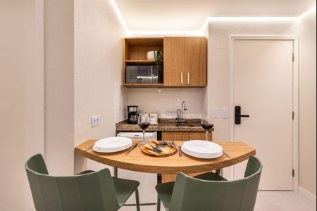Studio para alugar com 27m², 1 quarto e 1 vaga Studio para alugar com 27m², 1 quarto e 1 vagaCozinha