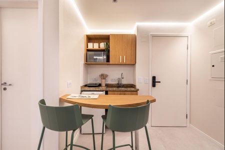 Studio para alugar com 27m², 1 quarto e 1 vaga Studio para alugar com 27m², 1 quarto e 1 vagaCozinha