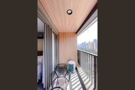Studio à venda com 26m², 1 quarto e sem vagaVaranda