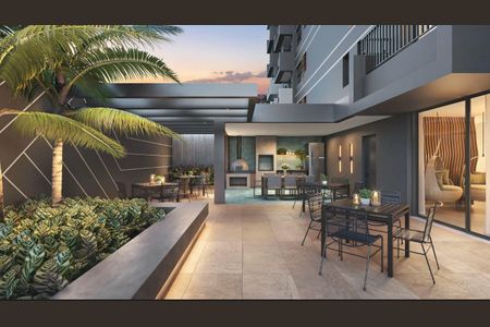 Apartamento para alugar com 53m², 1 quarto e 1 vagaÁrea gourmet