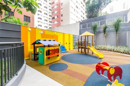 Apartamento para alugar com 53m², 1 quarto e 1 vaga Apartamento para alugar com 53m², 1 quarto e 1 vagaÁrea comum - Playground