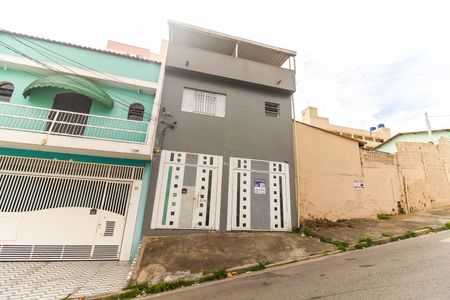 Casa para alugar com 36m², 1 quarto e sem vagaFachada + Placa