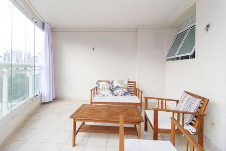 Sala - Varanda de apartamento para alugar com 1 quarto, 62m² em Cidade Monções, São Paulo