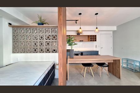 Apartamento para alugar com 41m², 1 quarto e 1 vagaSala/Cozinha/Quarto
