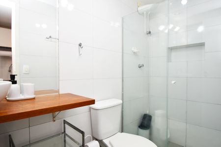 banheiro de kitnet/studio à venda com 1 quarto, 29m² em Jardim Paulista, São Paulo