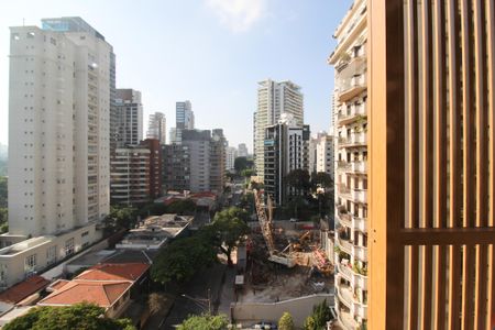 Vista de kitnet/studio para alugar com 1 quarto, 30m² em Indianópolis, São Paulo