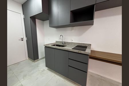 Studio para alugar com 25m², 1 quarto e sem vagaCozinha 