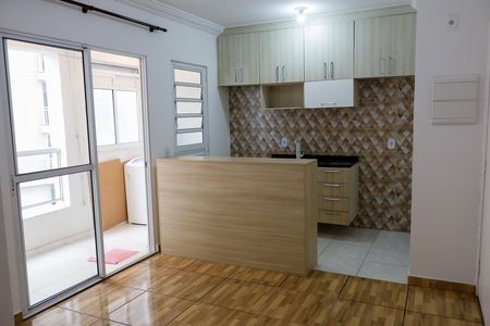 sala de apartamento à venda com 2 quartos, 52m² em Padroeira, Osasco