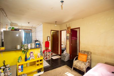 Sala de apartamento à venda com 2 quartos, 60m² em Parque Maracana, Contagem