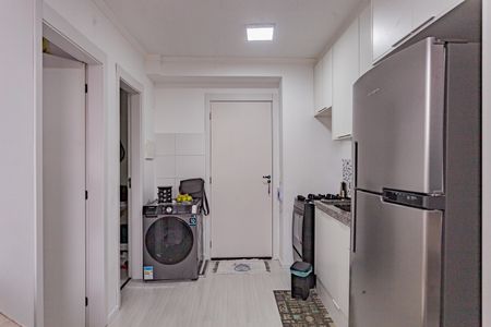 Cozinha de apartamento para alugar com 1 quarto, 27m² em Vila Moraes, São Paulo