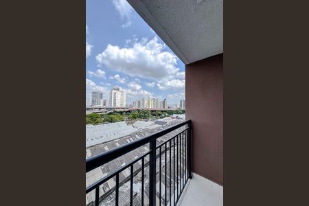 Varanda da Sala de apartamento para alugar com 1 quarto, 27m² em Brás, São Paulo