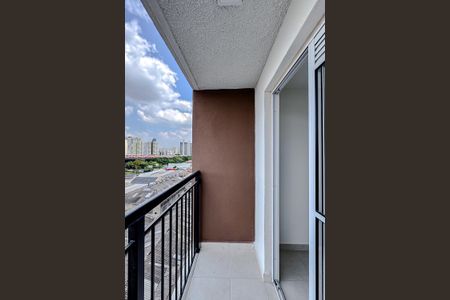 Varanda da Sala de apartamento para alugar com 1 quarto, 27m² em Brás, São Paulo