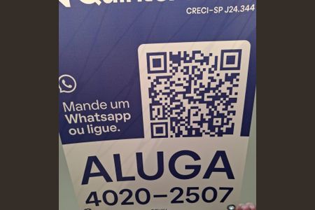 Apartamento para alugar com 102m², 2 quartos e 2 vagasPlaca do Quinto andar instalada