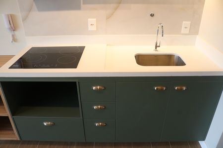 Studio para alugar com 32m², 1 quarto e sem vagaCozinha