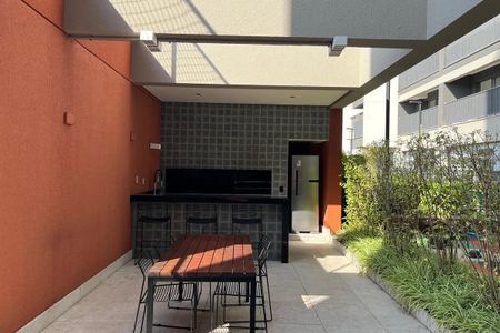 Studio para alugar com 32m², 1 quarto e sem vaga Studio para alugar com 32m², 1 quarto e sem vagaÁrea comum - Churrasqueira