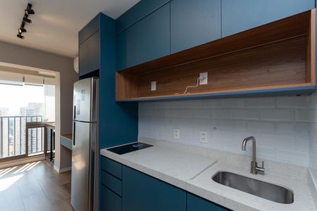 Cozinha Americana de apartamento para alugar com 1 quarto, 33m² em Pompeia, São Paulo