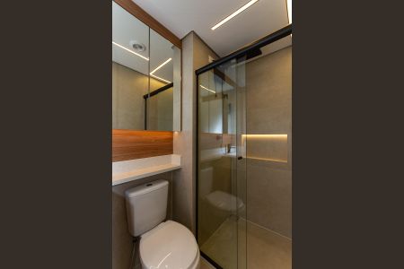 Apartamento para alugar com 33m², 1 quarto e sem vagaBanheiro do quarto 1 Suíte