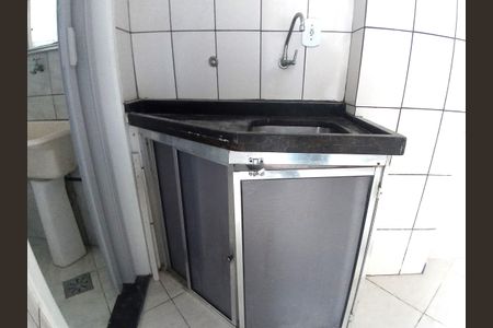Cozinha de kitnet/studio para alugar com 1 quarto, 26m² em Bela Vista, São Paulo