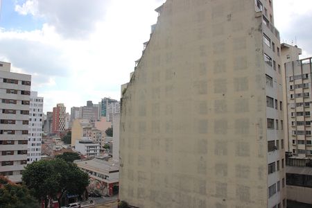 Vista da Sala - Dormitório de kitnet/studio para alugar com 1 quarto, 26m² em Bela Vista, São Paulo