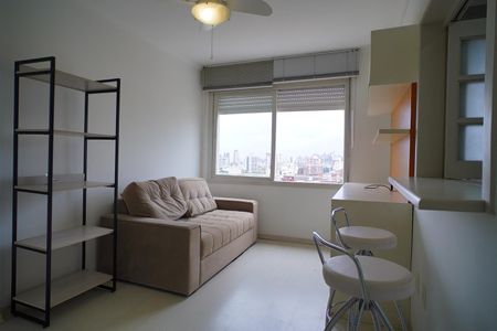 Sala de apartamento à venda com 1 quarto, 39m² em Petrópolis, Porto Alegre