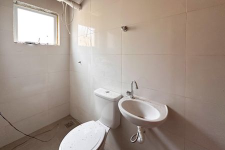 Banheiro Social de apartamento para alugar com 1 quarto, 45m² em Jardim Maria Cecilia, São Bernardo do Campo