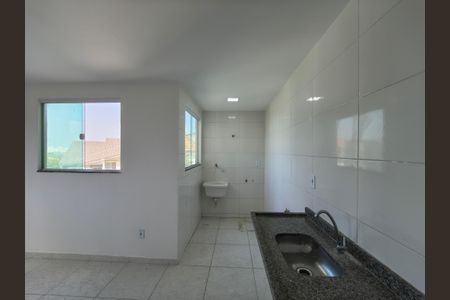 Cozinha e Área de Serviço de apartamento para alugar com 1 quarto, 60m² em Jacarepaguá, Rio de Janeiro