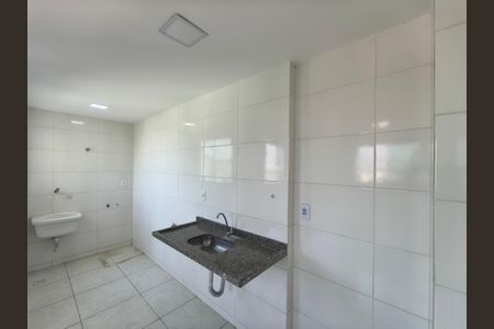 Cozinha e Área de Serviço de apartamento para alugar com 1 quarto, 60m² em Jacarepaguá, Rio de Janeiro