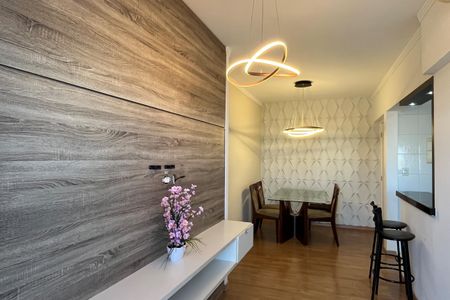 Sala de apartamento para alugar com 2 quartos, 52m² em Vila Matias, Santos