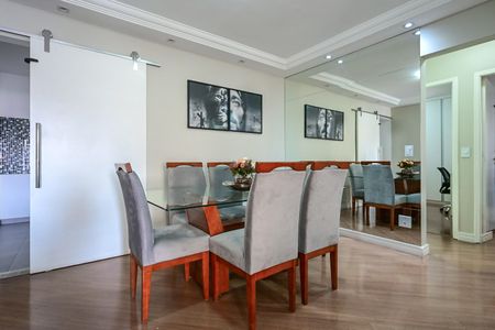 Sala de Jantar de apartamento à venda com 3 quartos, 111m² em Chácara Agrindus, Taboão da Serra