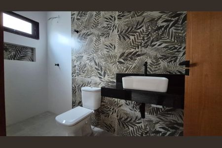 Banheiro da suíte de casa à venda com 3 quartos, 180m² em Vila Francisco Matarazzo, Santo André