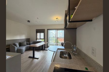 Studio à venda com 27m², 1 quarto e sem vaga